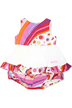 PUCCI Junior Kleid mit Fontane-Print