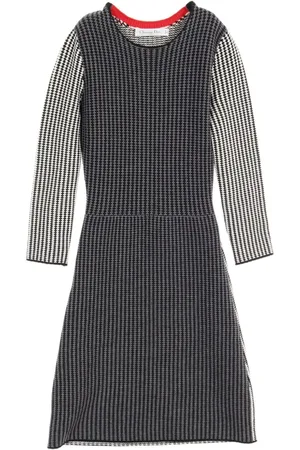 Dior 2000s Kleid mit Intarsienmuster