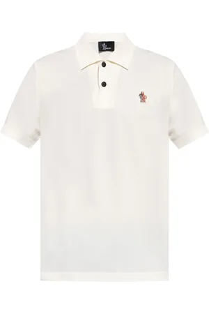 Moncler Poloshirt mit Logo-Patch