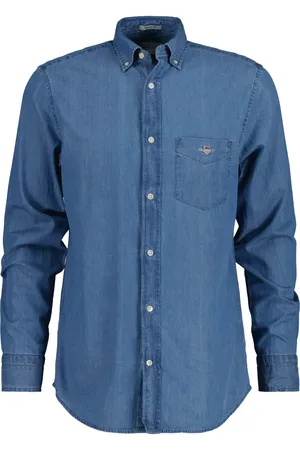 GANT Jeanshemd mit Logo-Stickerei
