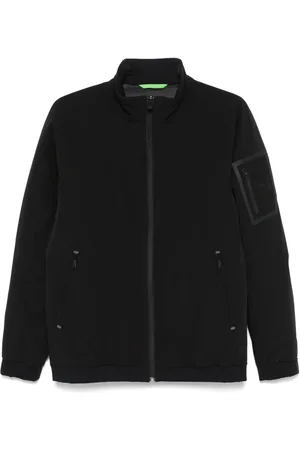 HUGO BOSS Gefütterte Jacke mit Logo-Patch