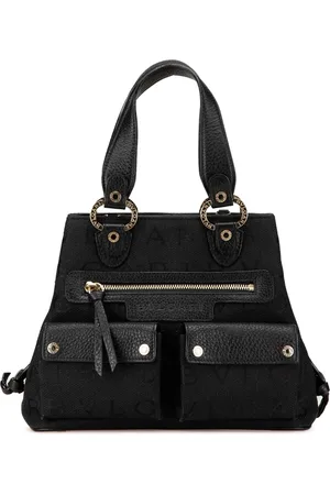 Bvlgari 20th Century Logomania Handtasche aus Canvas