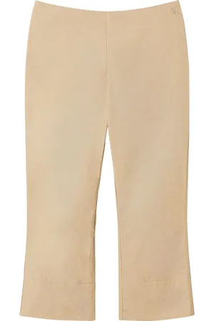 Twin-Set Cropped-Hose aus Popeline