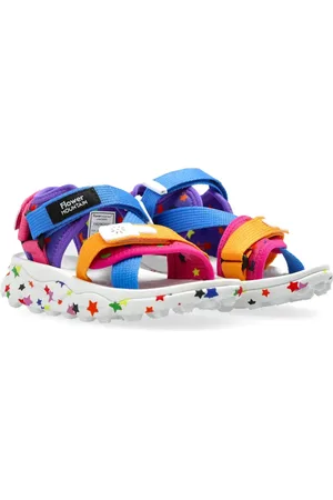 Flower Mountain Sandalen mit Stern-Print