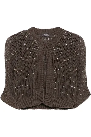 PESERICO SIGN Cardigan mit Pailletten