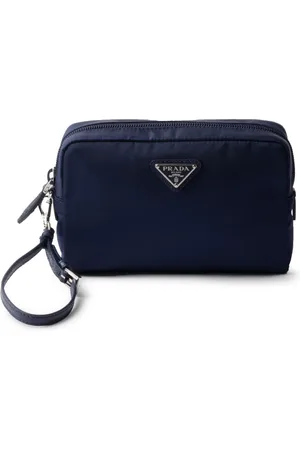 Prada Kosmetiktasche mit Logo-Schild