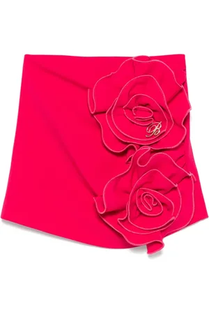 MISS BLUMARINE Rock mit Blumenapplikation