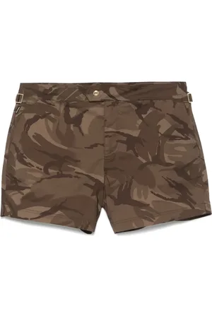 Tom Ford Badeshorts mit Camouflage-Print