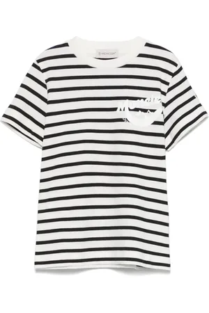 Moncler Gestreiftes T-Shirt