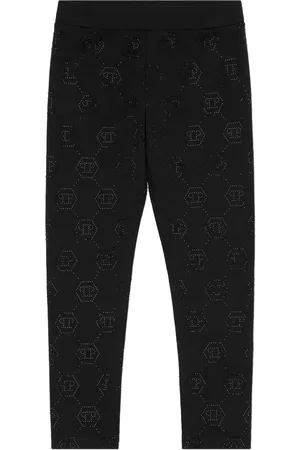 Philipp Plein Monogram Strass Leggings