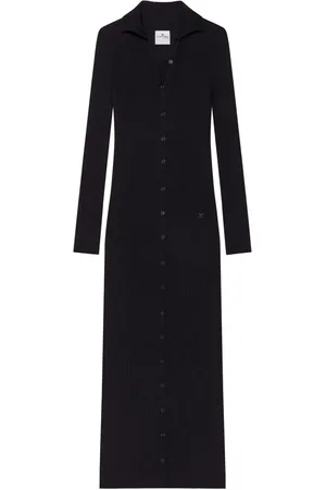 Courrèges Geknöpftes Midikleid