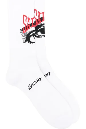 SAINT MXXXXXX Socken mit Intarsien-Logo