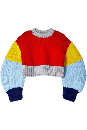 Loewe Cropped-Pullover aus Wolle