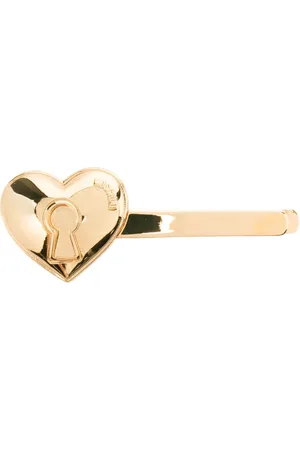 Moschino Anstecknadel mit Herz-Motiv