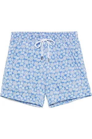 BARBA Badeshorts mit Blumen-Print