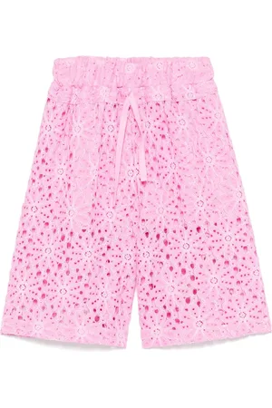 MISS GRANT Shorts aus Blumenspitze