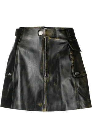 GCDS Minirock im Biker-Look