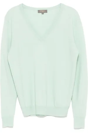 N.PEAL Phoebe Pullover mit V-Ausschnitt