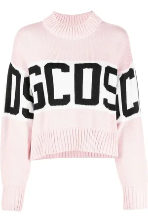GCDS Pullover mit Intarsienmuster