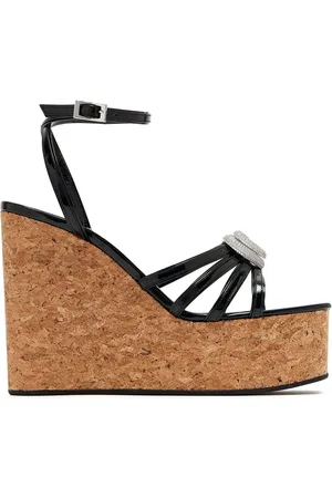 Mach & Mach Verzierte Sandalen mit Herz 120mm