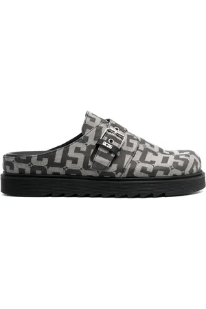 GCDS Mules mit Monogramm-Print