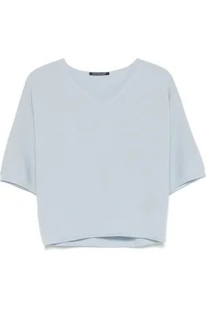 Luisa Cerano Top mit V-Ausschnitt