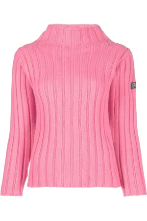 Patou Gerippter Pullover mit Logo-Patch