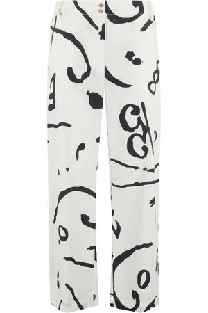 ALYSI Hose mit abstraktem Print