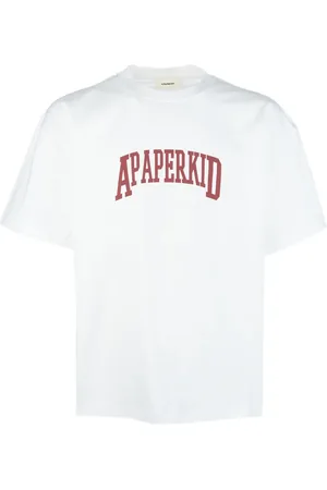 A PAPER KID T-Shirt mit Logo-Print