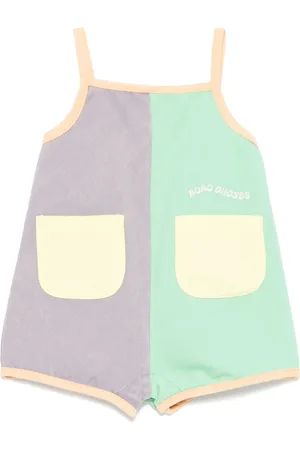 Bobo Choses Gewebter Playsuit in Colour-Block-Optik