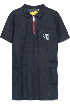 OFF-WHITE Script Type Kleid