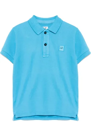 C.P. Company Poloshirt mit Logo-Stickerei