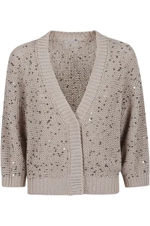 PESERICO SIGN Cardigan mit Pailletten