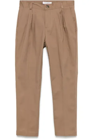 Paolo Pecora Tapered-Hose mit Bundfalten