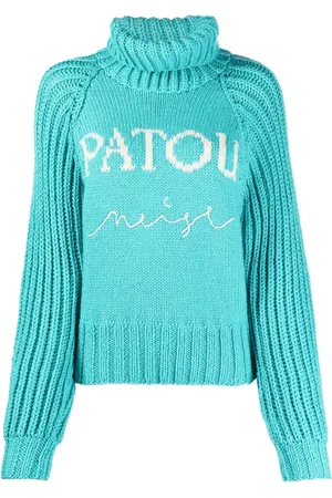 Patou Intarsien-Pullover mit Logo