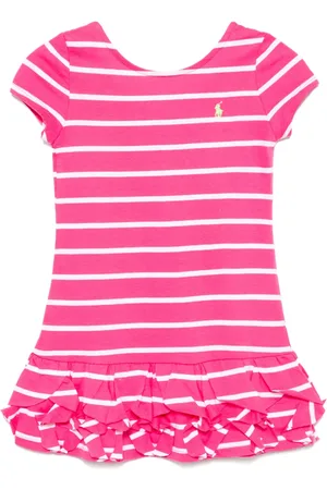 Ralph Lauren Kleid mit Logo-Stickerei