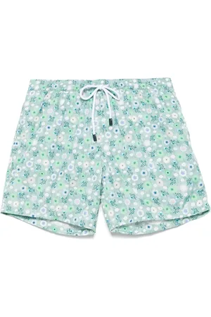 BARBA Badeshorts mit Blumen-Print