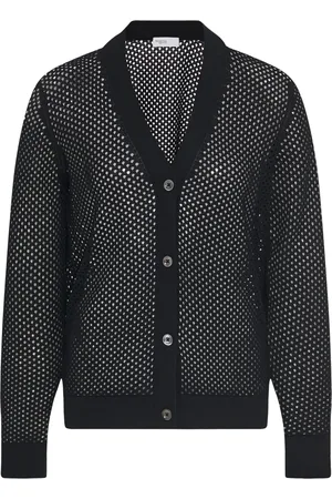 ROSETTA GETTY Cardigan aus Mesh-Pointelle