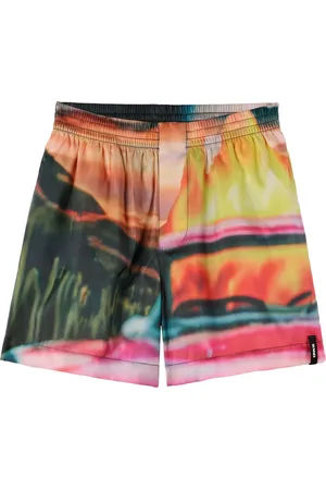 SUNNEI Shorts mit abstraktem Print