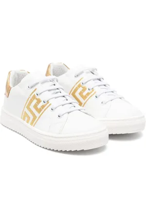 VERSACE Sneakers mit Greca-Stickerei
