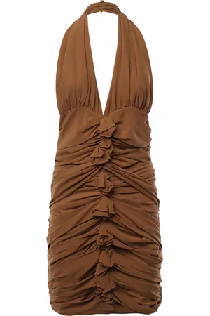 Saint Laurent Drapiertes Kleid