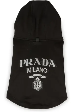 Prada Haustiermantel aus Logo-Jacquard
