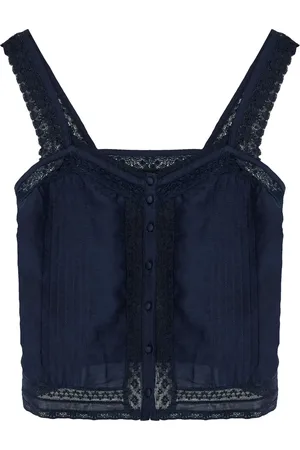 Zadig & Voltaire Top mit Spitzendetails