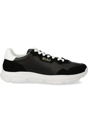 Ralph Lauren Sneakers mit Ledereinsätzen