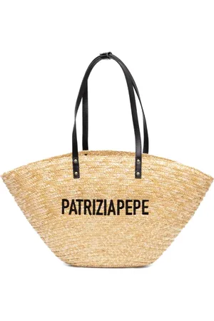 Patrizia Pepe Shopper mit Logo-Stickerei