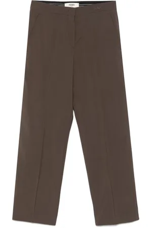 Fendi Hose mit Logo-Stickerei