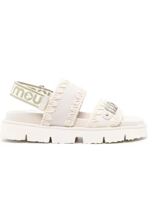 Mou Wildledersandalen mit Logo