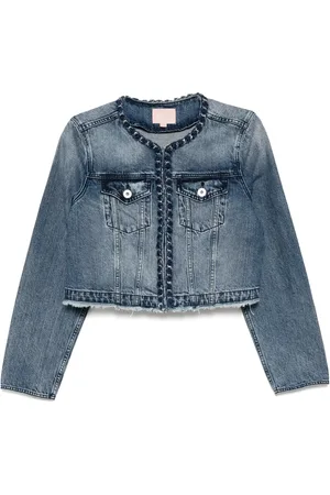 BAPY Cropped-Jacke mit Rundhalsausschnitt