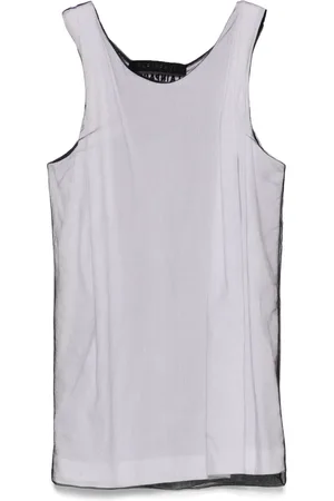 ALAINPAUL Tanktop mit Mesh-Overlay