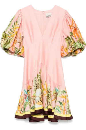 ALÉMAIS Papaya Minikleid